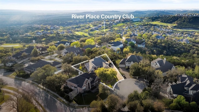10005 Cormorant Cv, Austin, TX 78730 - aerial perspective of suburban area