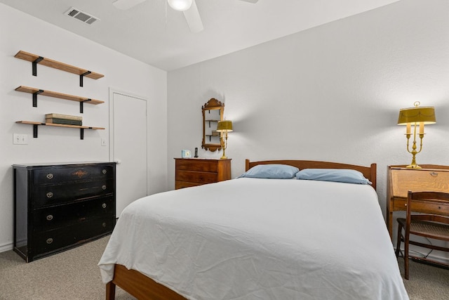 3806 Eagle Way, Round Rock, TX 78681 - carpeted bedroom with ceiling fan