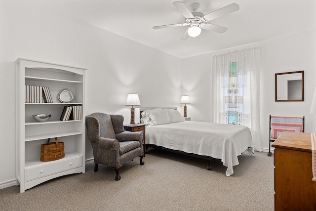3806 Eagle Way, Round Rock, TX 78681 - bedroom featuring carpet floors and a ceiling fan