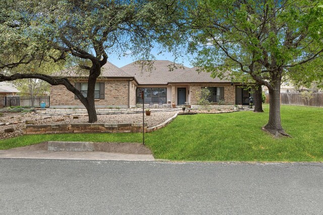 3806 Eagle Way, Round Rock, TX 78681 - ranch-style house featuring brick siding and a shingled roof