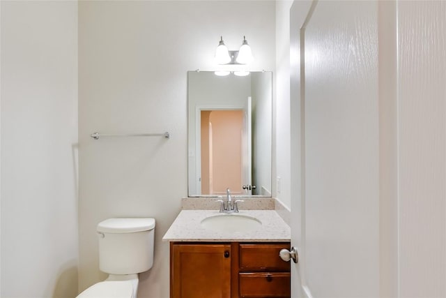868 Water Hyacinth Loop, Leander, TX 78641 - half bathroom featuring toilet and vanity