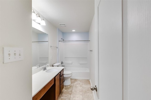 868 Water Hyacinth Loop, Leander, TX 78641 - full bath with vanity, tub / shower combination, and recessed lighting