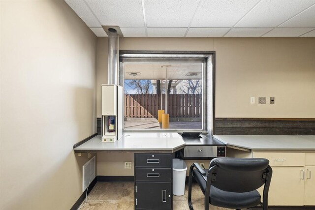 401 Main St, Blanco, TX 78606 - office space featuring a drop ceiling and baseboards