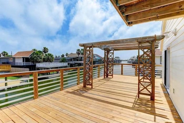16525 Jamaica Cove Rd, Jamaica Beach, TX 77554 - view of deck