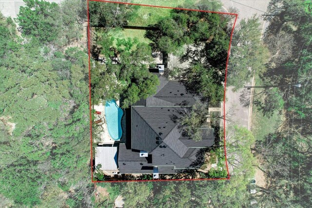 4500 Waterford Pl, Austin, TX 78731 - view of subject property with property boundaries highlighted