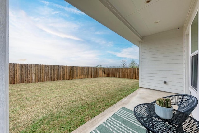 11808 Dillon Falls Dr, Austin, TX 78747 - fenced backyard featuring a patio area