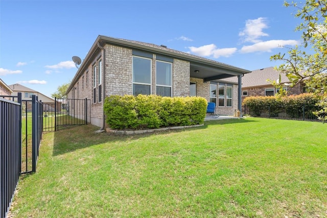 231 Tradinghouse Creek St, Georgetown, TX 78633 - rear view of property featuring brick siding