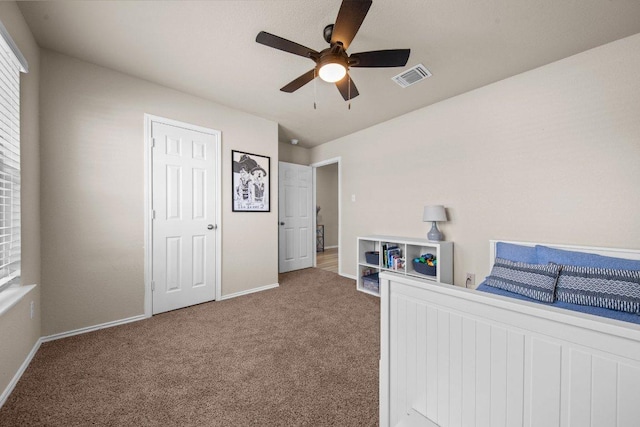 8517 Cantera Ridge Rd, Temple, TX 76502 - bedroom featuring carpet floors, baseboards, and a ceiling fan