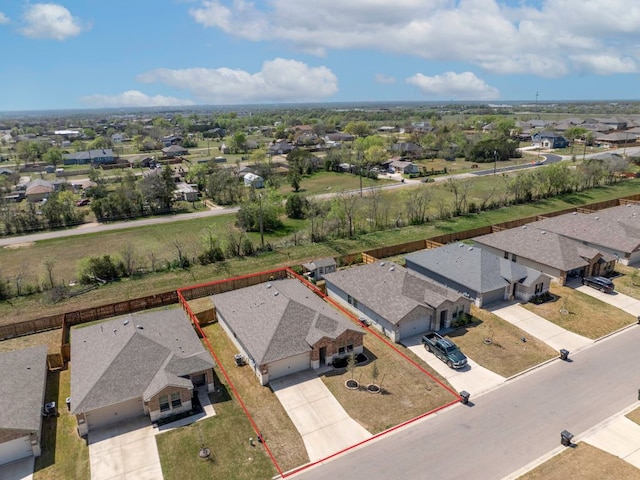 8517 Cantera Ridge Rd, Temple, TX 76502 - aerial perspective of suburban area featuring property boundaries highlighted