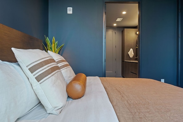 84 E Ave Unit 1904, Austin, TX 78701 - bedroom with recessed lighting