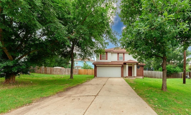 115 Hummingbird Ct, Cedar Creek, TX 78612 - traditional home featuring brick siding, a garage, and driveway