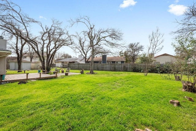 11305 Songbird Cv, Austin, TX 78750 - fenced backyard featuring a wooden deck