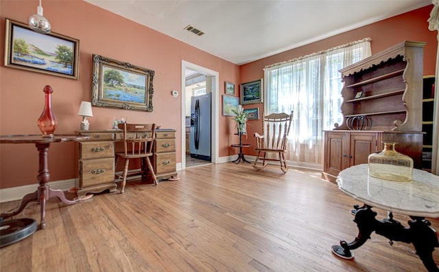 3205 Menchaca Rd, Austin, TX 78704 - office space featuring baseboards and wood finished floors