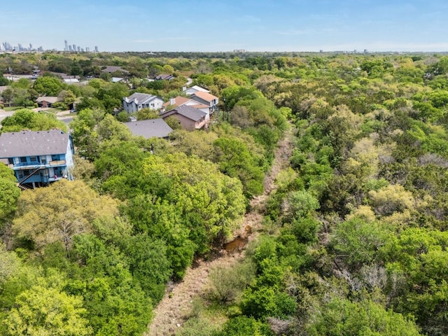 5306 Indio Cv, Austin, TX 78745 - aerial view of residential area featuring a heavily wooded area