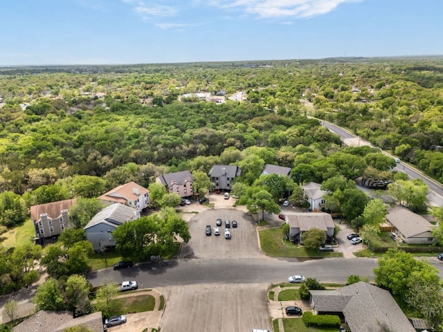 5306 Indio Cv, Austin, TX 78745 - aerial view of residential area featuring a forest