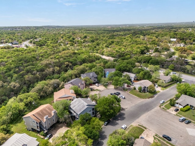 5306 Indio Cv, Austin, TX 78745 - aerial perspective of suburban area featuring a forest
