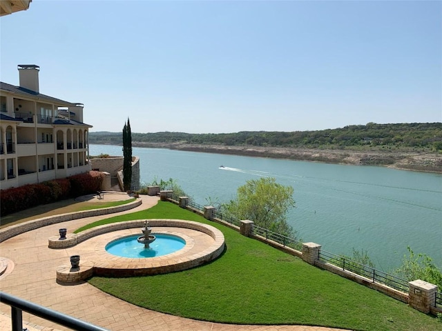 3404 American Dr Unit 2202, Lago Vista, TX 78645 - view of swimming pool with a water view