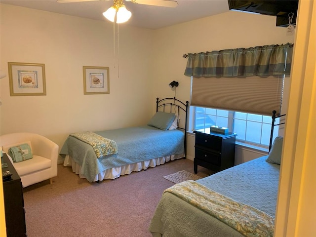 3404 American Dr Unit 2202, Lago Vista, TX 78645 - bedroom featuring carpet floors and a ceiling fan