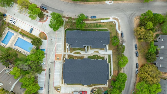 2450 Wickersham Ln Unit 2013, Austin, TX 78741 - bird's eye view of a pool area