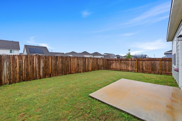412 Gemsbok Rd, Hutto, TX 78634 - fenced backyard featuring a patio