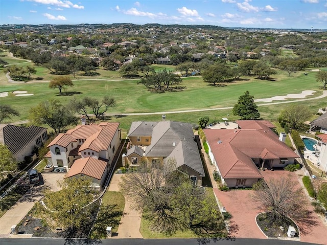6 Radnor Dr, Austin, TX 78738 - aerial perspective of suburban area with a golf club