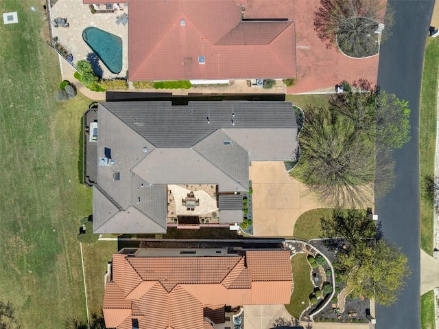 6 Radnor Dr, Austin, TX 78738 - bird's eye view of a pool area