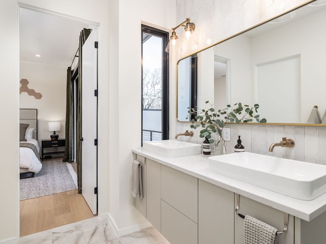 1510 Bellaire Dr, Austin, TX 78741 - ensuite bathroom with double vanity
