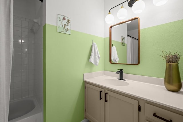1302 Rambling Trl, Cedar Park, TX 78613 - bathroom featuring vanity and shower / bath combo