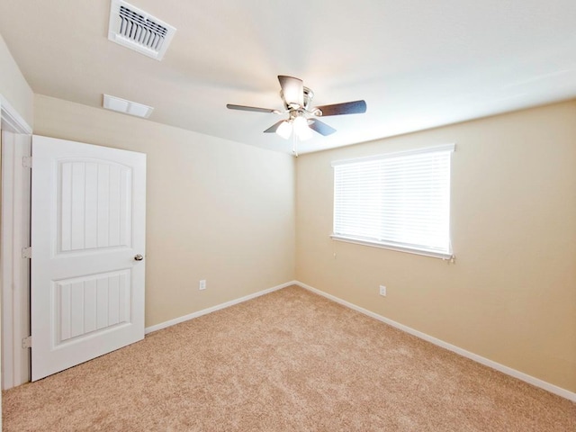 12110 Stoneridge Gap Ln, Manor, TX 78653 - empty room with carpet, ceiling fan, and baseboards