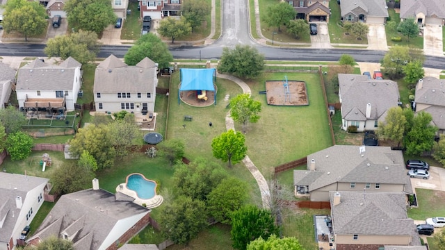 1290 Sweet Gum Dr, Kyle, TX 78640 - aerial overview of property's location with nearby suburban area