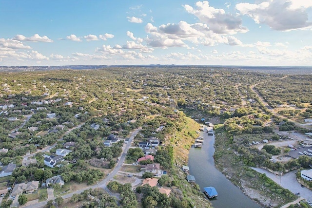 22000 Briarcliff Dr, Spicewood, TX 78669 - aerial view of property and surrounding area featuring a large body of water