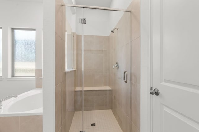 1800 Sauterne Dr, Leander, TX 78641 - bathroom featuring a garden tub and a stall shower