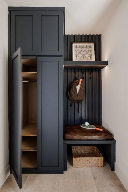 1202 Fieldcrest Dr, Austin, TX 78704 - mudroom featuring baseboards
