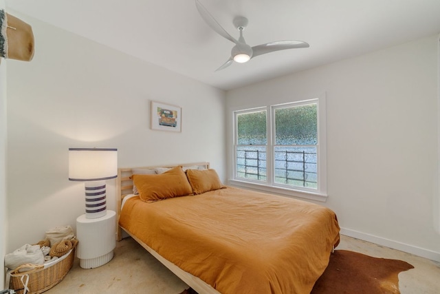 239 Brahan Blvd, San Antonio, TX 78215 - bedroom featuring ceiling fan and baseboards