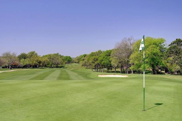 view of property's community featuring golf course view