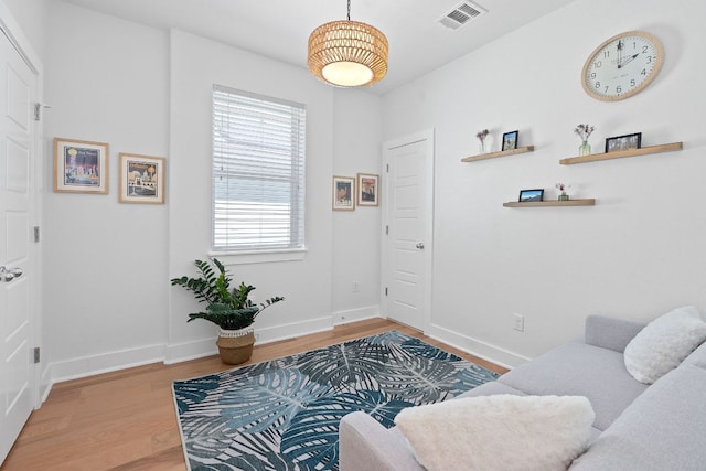 5911 Rubicon Run, Austin, TX 78745 - living room featuring wood finished floors and baseboards