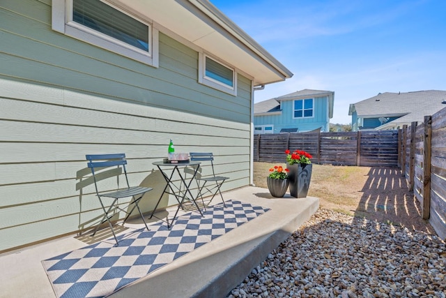 5911 Rubicon Run, Austin, TX 78745 - fenced backyard with a patio