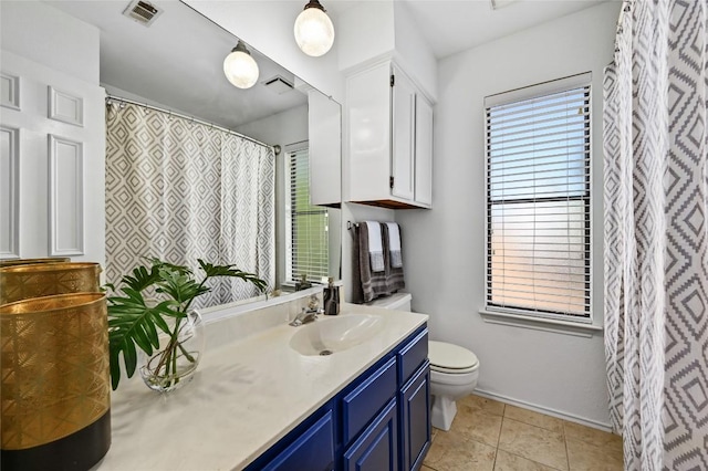 13109 New Boston Bnd, Austin, TX 78729 - full bathroom featuring vanity, a shower with shower curtain, and tile patterned floors