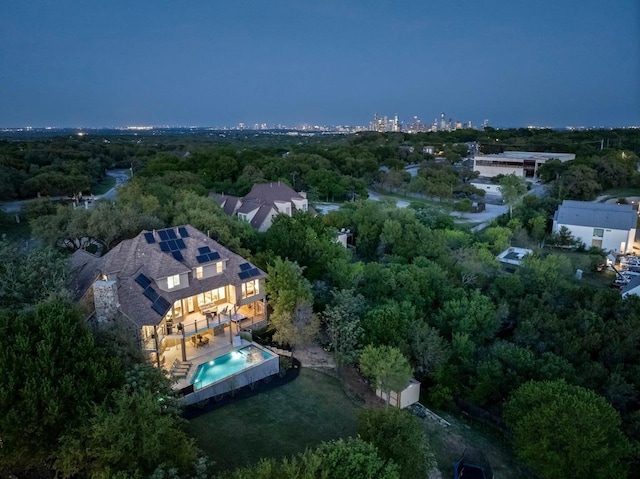3416 Tarlton Ln, Austin, TX 78746 - aerial view of property's location with a pool