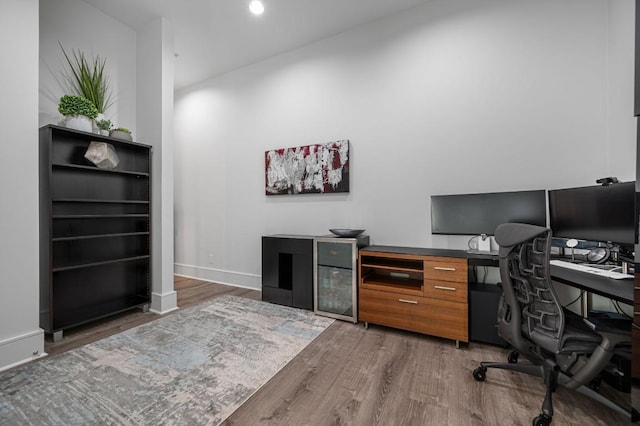 555 E 5th St Unit 2906, Austin, TX 78701 - office space featuring wood finished floors and recessed lighting