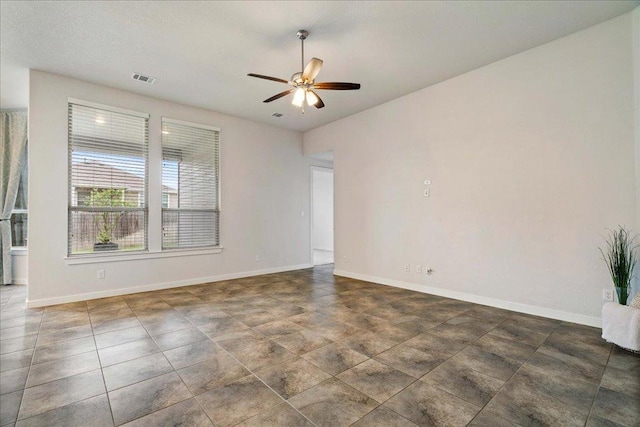 6725 Verona Pl, Round Rock, TX 78665 - unfurnished room with ceiling fan and baseboards