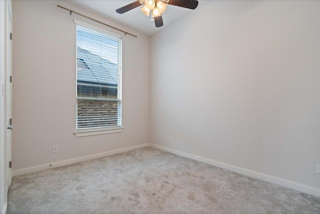 6725 Verona Pl, Round Rock, TX 78665 - carpeted empty room with ceiling fan and baseboards
