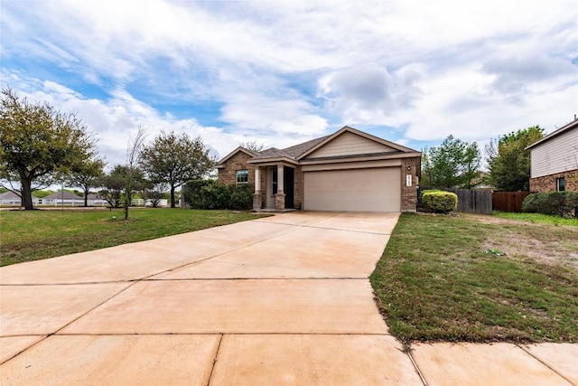 1713 Pahmeyer Path, New Braunfels, TX 78130 - ranch-style home with an attached garage, driveway, and brick siding