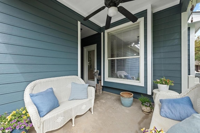 1012 Peyton Pl, Cedar Park, TX 78613 - covered porch with ceiling fan