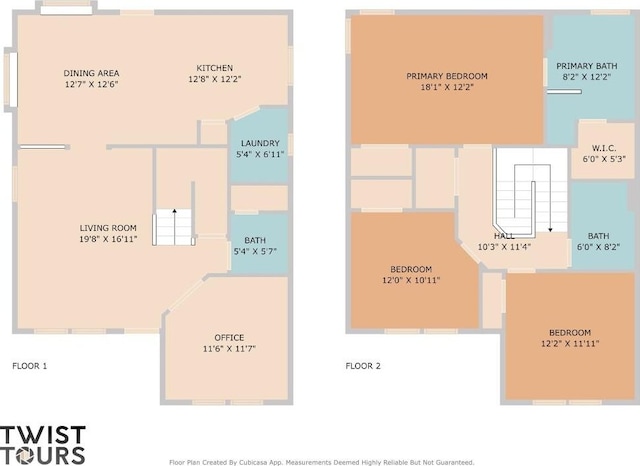 1012 Peyton Pl, Cedar Park, TX 78613 - view of property floor plan