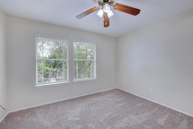 1012 Peyton Pl, Cedar Park, TX 78613 - carpeted empty room featuring baseboards and a ceiling fan