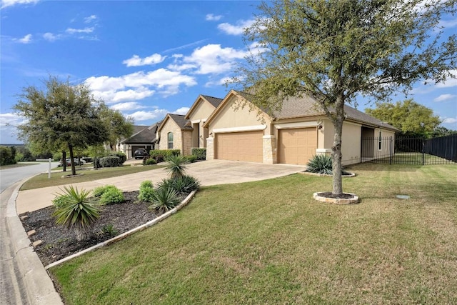 598 Jacksdaw Dr, Austin, TX 78737 - single story home featuring stucco siding, driveway, and a garage