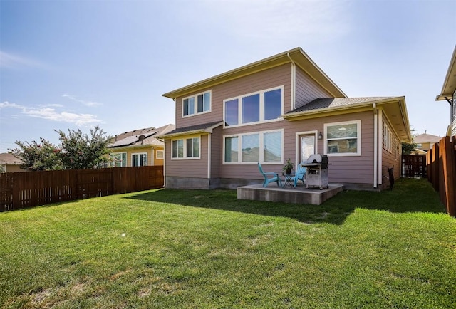11913 Natures Bnd, Austin, TX 78753 - rear view of house with a fenced backyard