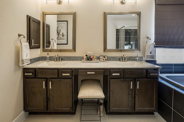 11913 Natures Bnd, Austin, TX 78753 - full bathroom with double vanity and a tub