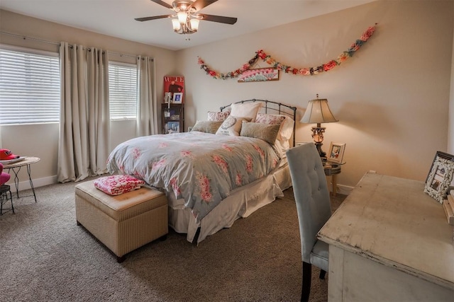 11913 Natures Bnd, Austin, TX 78753 - bedroom featuring carpet and ceiling fan